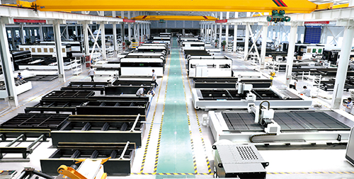 金威刻激光車間