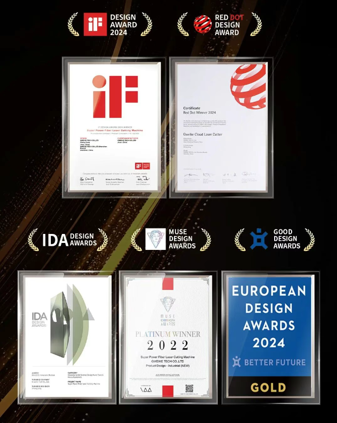 金威刻激光德國紅點獎